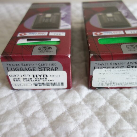 Lot of two NIB TRAVEL SENTRY Luggage Straps – Model  2ST-G - Picture 6 of 6
